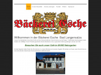 baeckerei-esche.de Webseite Vorschau