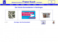 baeckerei-fkoch.de Webseite Vorschau