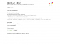 bastianstein.de Webseite Vorschau