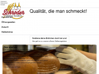 baeckerei-schroeder.de Webseite Vorschau