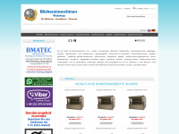 baeckereimaschinen.eu Webseite Vorschau