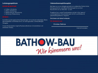 bathow-bau.de Webseite Vorschau