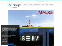 tricept.de Webseite Vorschau