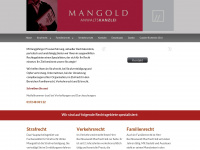 mangold-kanzlei.de Webseite Vorschau