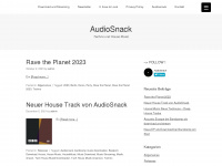 audiosnack.eu Webseite Vorschau