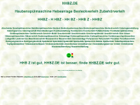 projekte.hhbz.de Webseite Vorschau