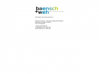 baensch-weh.de Webseite Vorschau