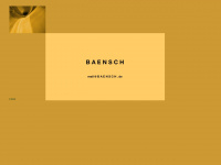 baensch.de Webseite Vorschau