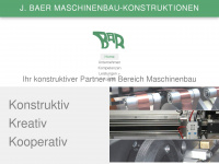 baer-konstruktionen.de Webseite Vorschau