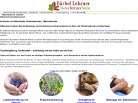 baerbel-lehmer.de Webseite Vorschau