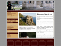 berg-athos-chalkidiki.de Webseite Vorschau