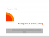 beate-blaetz.de Webseite Vorschau