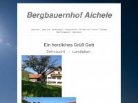 bergbauernhof-aichele.de Webseite Vorschau