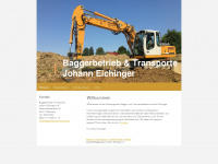 baggerbetrieb-eichinger.de Webseite Vorschau