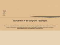 Zigarren - Berghofer Tabakecke