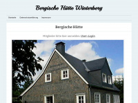 bergische-huette.de Webseite Vorschau