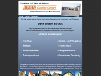 bau-grosser-gmbh.de Webseite Vorschau