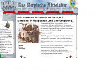 bergisches-mittelalter.de Webseite Vorschau