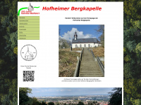 bergkapelle-hofheim.de Webseite Vorschau