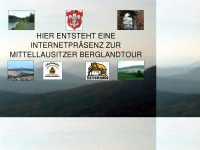 berglandtour.de Webseite Vorschau