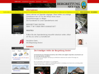 bergrettung-sexten.com Webseite Vorschau