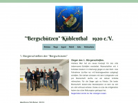 bergschuetzen-kuehlenthal.de Webseite Vorschau
