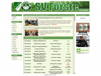 sv-foerste.de Webseite Vorschau