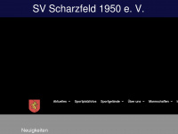 svscharzfeld.de Webseite Vorschau