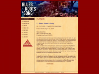 bluesrootsandsong.de Webseite Vorschau