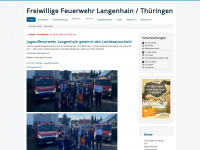 feuerwehr-langenhain.com Webseite Vorschau