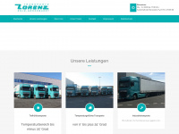 transporte-lorenz.de Webseite Vorschau