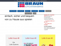 braun-lotto-service.de Webseite Vorschau
