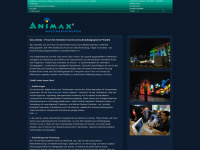 animax.eu Webseite Vorschau