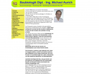 baubiologik-aurich.de Webseite Vorschau