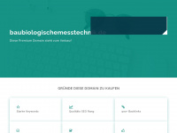baubiologischemesstechnik.de Webseite Vorschau
