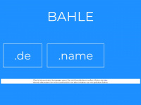bahle.de Webseite Vorschau