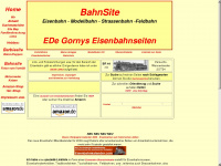 bahn-site.de Webseite Vorschau