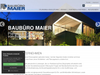 baubueromaier.de Webseite Vorschau