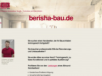 berisha-bau.de Webseite Vorschau