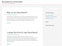 bauchband.net Webseite Vorschau