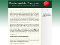 bauchmuskulatur-training.de Webseite Vorschau