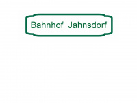 bahnhof-jahnsdorf.de Webseite Vorschau