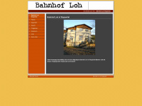 bahnhof-loh.de Webseite Vorschau