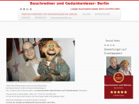 bauchrednermeister.com Webseite Vorschau