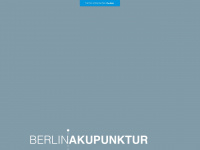 berlin-akupunktur.com Webseite Vorschau