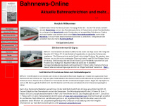 bahnnews.info Webseite Vorschau