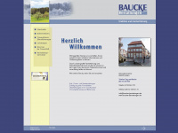 baucke-bestattungen.de Webseite Vorschau