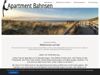 bahnsen-sylt.de Webseite Vorschau