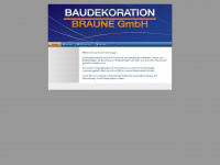 baudekoration-braune.de Webseite Vorschau