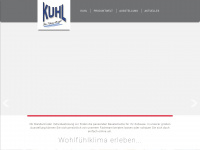 bauelemente-kuhl.de Webseite Vorschau